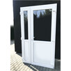 DRZWI WJŚCIOWE PCV 125x210 nowe ciepłe - 3