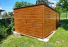Garaż blaszany drewnopodobny 6x6- producent, wersja PREMIUM - 11