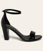 40 Marco Tozzi czarne sandałki z piętą black 26 cm - 1