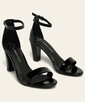 40 Marco Tozzi czarne sandałki z piętą black 26 cm - 2