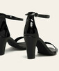 40 Marco Tozzi czarne sandałki z piętą black 26 cm - 4