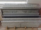Stopnice kamienne m.in. granit 150x33x2 cm płomień, poler - 1