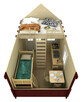 DREWNIANY DOMEK OGRODOWY BUNKIE 14,4 M2 - 2