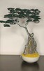 Drzewko szczęścia bonsai na kamieniu LED ręczne - 1