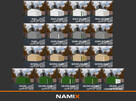 Namiot NAMIX BASIC 5x6 magazynowy RÓŻNE KOLORY - 4