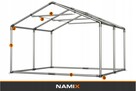 Namiot NAMIX ROYAL 3x4 magazynowy RÓŻNE KOLORY - 3