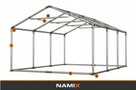 Namiot NAMIX ROYAL 4x6 magazynowy RÓŻNE KOLORY - 3