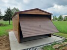 Garaż Blaszany Wiata 3x5 Jednostanowiskowy Drewnopodobny RAL - 2