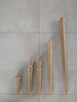 Nogi 10cm x 4 nóżki drewniane BUK noga meblowa toczone drewn - 11