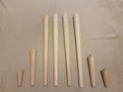 Nogi 10cm x 4 nóżki drewniane BUK noga meblowa toczone drewn - 8