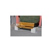 Ławka betonowa miejska parkowa z oparciem 200×40 cm - 2