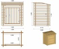 Basen ogrodowy drewniany 5,8mxH.1,31 brąz BAS90BR+ SZA6BR - 6