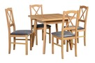 Stół Oslo 1 L + 4 Krzesła Nilo 11 - 1
