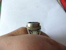 pierścionek z ametystem srebro - 4