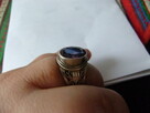 pierścionek z ametystem srebro - 3