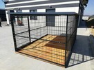 Kojec dla psa 3x2 siatka panelowa grafitowa furtka - 2