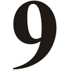 Naklejki - cyfry do naklejki ADR na numery rozpoznawcze - 9