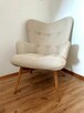 Nowy fotel Kare Design sfm drewno dębowe fotel Vicky uszak - 4
