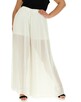44 Spodnie kuloty ecru plisowane 82-96cm Simply Be - 3
