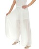 44 Spodnie kuloty ecru plisowane 82-96cm Simply Be - 6
