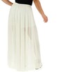 44 Spodnie kuloty ecru plisowane 82-96cm Simply Be - 2