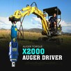 Wiertnica do minikoparki, hydrauliczna Auger Torque X2000 - 1