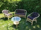 Komplet mebli rattanowych - JASKIER - 5