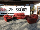 Wyjątkowy REGLAINER włoska SKÓRA relaksy - 4