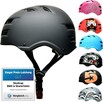 Kask skate BMX Rolki SkullCap M 55-58cm czarny - 1