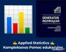 Applied Statictics - Kompleksowa pomoc edukacyjna, Studia. - 1