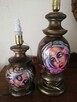 lampa drewniana, ręcznie malowana, kobieta, twarz - 10