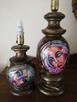 lampa drewniana, ręcznie malowana, kobieta, twarz - 9
