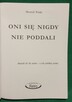 Książka Oni się nigdy nie poddali - Henryk Pająk - 4