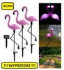 Lampa solarna ogrodowa 3 x flaming  z czujnikiem zmierzchu - 1