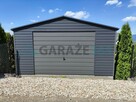 Garaż granatowy na wymiar 4x5 - 6