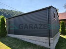 Garaż granatowy na wymiar 4x5 - 3
