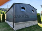 Garaż granatowy na wymiar 4x5 - 4
