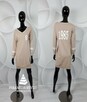 Sukienka-Bluza sportowa Kolor: beż, róż Rozmiar: S/M, L/XL - 2