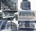 balustrady ogrodzenia bramy wjadowe metalowe przęsło panel - 2