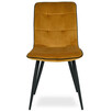SUPER CENA Krzesło LIV velvet, 6 kolorów, czarna lamówka