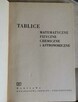 Tablice matematyczne chemiczne fizyczne astronomiczne - 2
