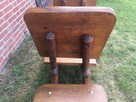 Krzesła drewniane solidne działka taras ogród - 3