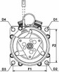 Kompresor , sprężarka klimatyzacji 3405689R2 , SD508-9026 - 3