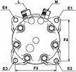 Kompresor , sprężarka klimatyzacji 3405689R2 , SD508-9026 - 4