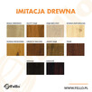 Belka dekoracyjna aluminiowa aluminium taras profil im drewn - 7