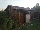 Wiata garażowa carpot zadaszenie na samochód garaż z drewna - 7