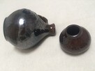 PRL wazony porcelit brązowe - 6