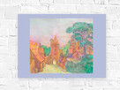 vintage obrazek A4, pejzaż plakat 21x30 - 3