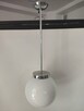 Lampa sufitowa-biała kula-Bauhaus-MID CENTURY - 2