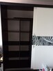 Szafa meble przesuwna czarno biała dekor 220 x 204 x 58 cm - 6